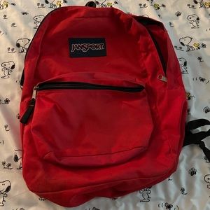 Red jansport  pack pack